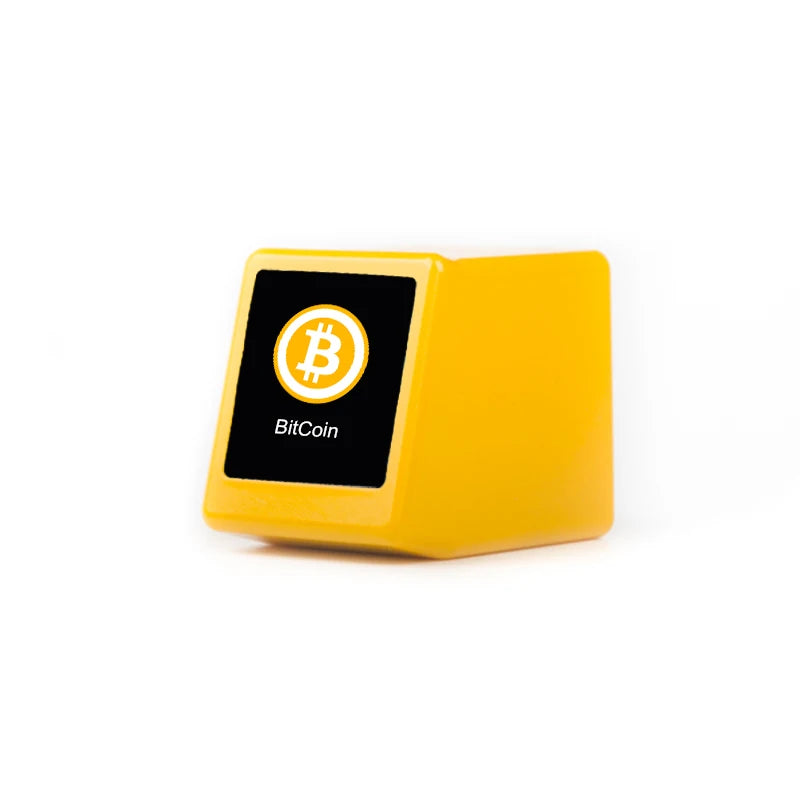 ⏱ Crypto Desk Ticker Gadget 🔥 Real-Time BTC ETH DOGE + Weather & Clock Display ⏳ Live Price Watcher