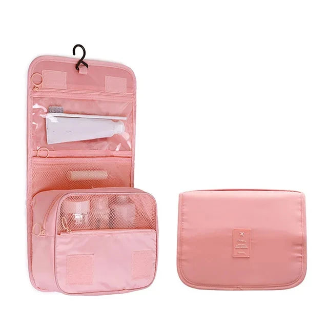 Cosmetics Storage Bag, Travel Multifunctional Makeup Bag Can Be Hung Wash Bag Large Capacity Dry Wet Separation Hand-Held Storag