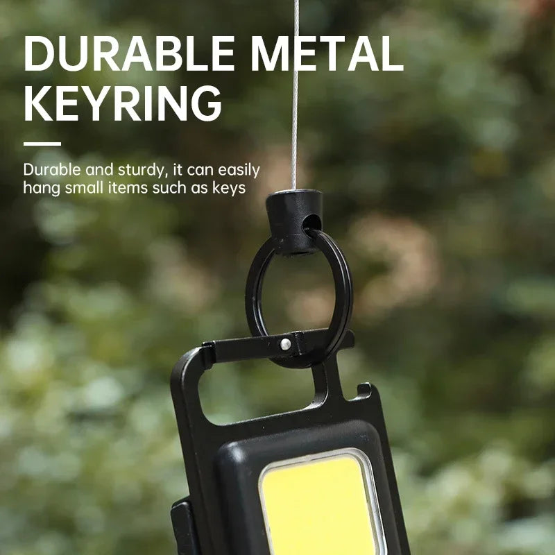 🔒 Retractable Anti-Theft Keychain – Heavy-Duty Metal with Mountaineering Clip
