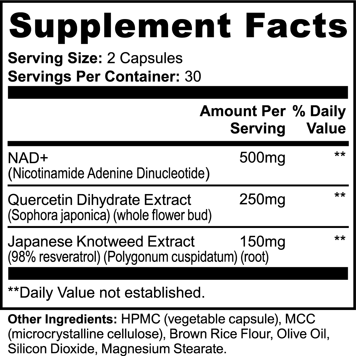 NAD+ Cellular Energy & Anti-Aging Formula