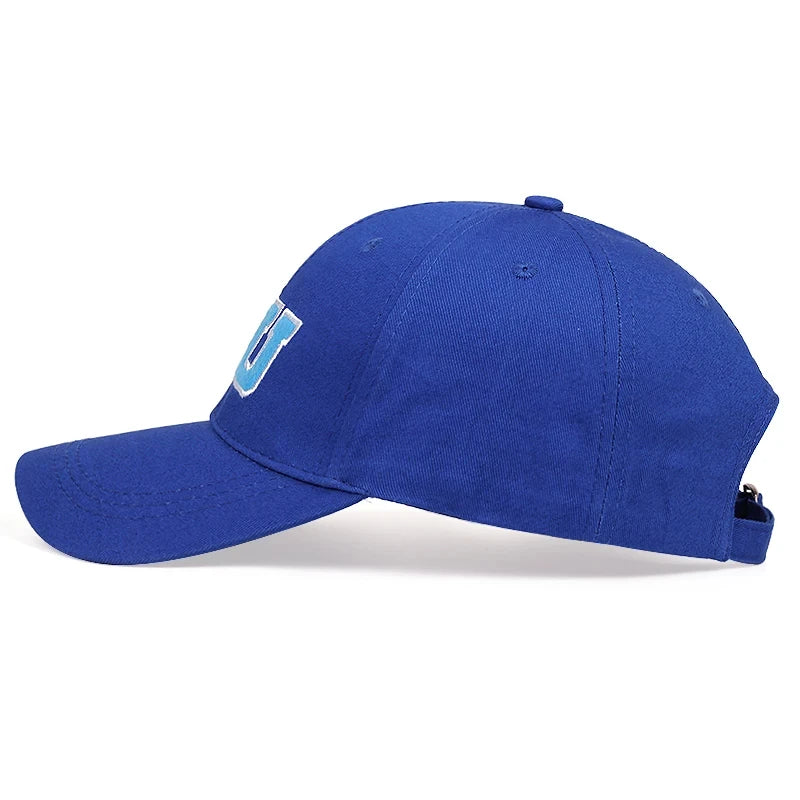 🧢 Comic Baseball Cap 🔥 MU Embroidery Big Eye Monster University Cotton Hat ⏳ Unisex Sun & Trucker Style