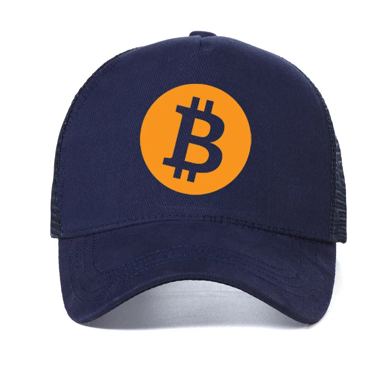 Bitcoin Homme De Marque Baseball cap Fashion Funny Elon Reeve Musk doge cap Summer Mesh breathable trucker hat
