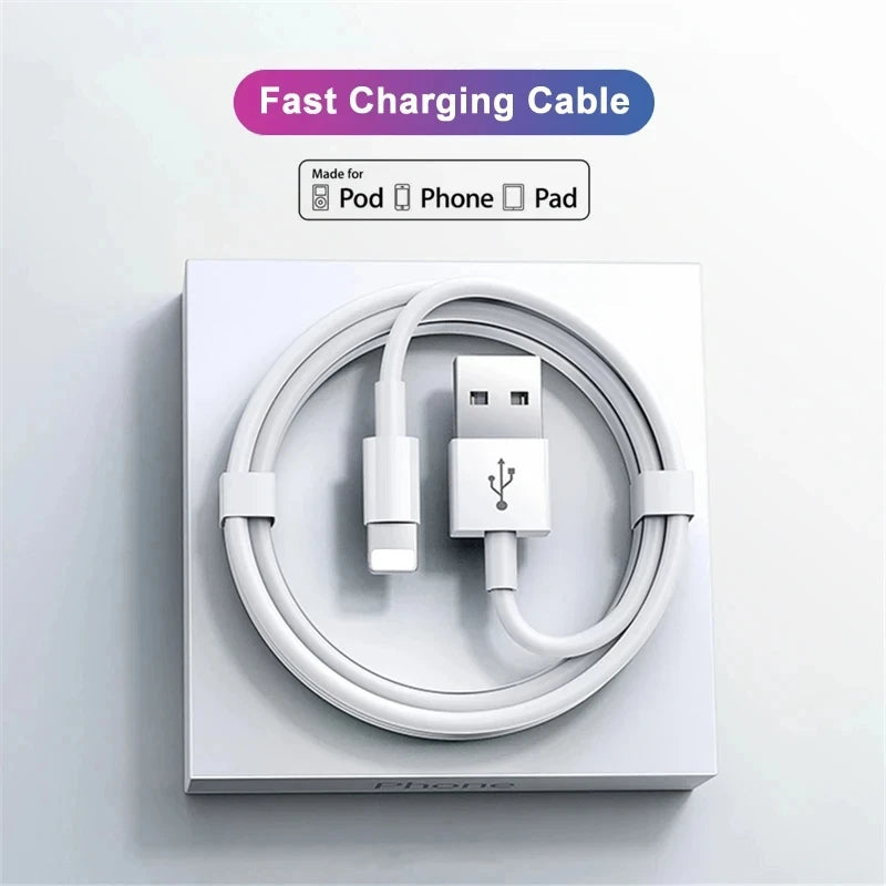 ⚡ Original 30W USB-C to iOS Cable 🔥 Fast Charging for iPhone 14–7 Plus | Durable & High-Speed Data Sync ⏳