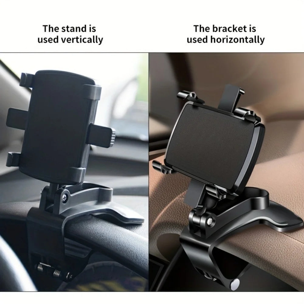 Universal Car Phone Holder Dash Board Car Smartphone Stand 360° Rotation Portable GPS Support Bracket For iPhone Samsung Xiaomi