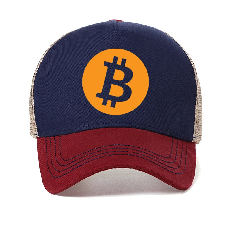 Bitcoin Homme De Marque Baseball cap Fashion Funny Elon Reeve Musk doge cap Summer Mesh breathable trucker hat