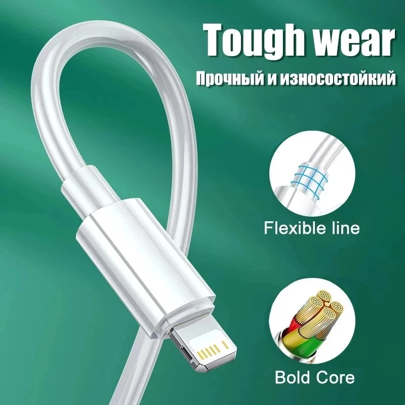 ⚡ PD 30W USB-C Fast Charger Cable 🔥 For iPhone 16–11 Pro Max | Rapid Charging & Durable Braided Design ⏳ Limited Stock!