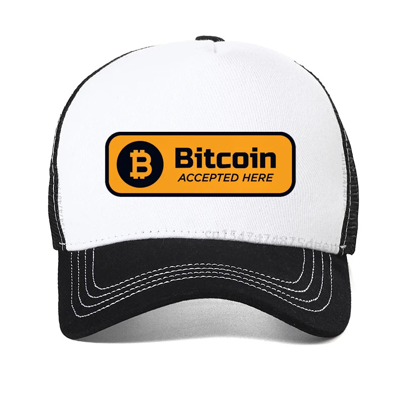 Bitcoin Homme De Marque Baseball cap Fashion Funny Elon Reeve Musk doge cap Summer Mesh breathable trucker hat