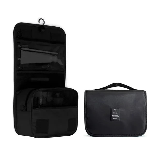 Cosmetics Storage Bag, Travel Multifunctional Makeup Bag Can Be Hung Wash Bag Large Capacity Dry Wet Separation Hand-Held Storag