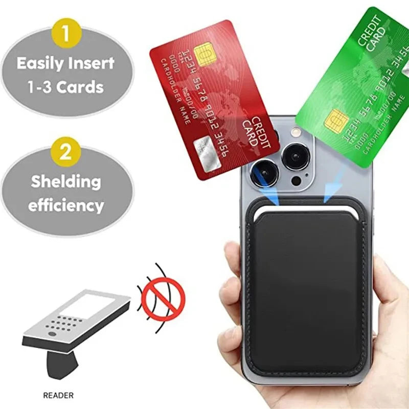Exclusive Leather MagSafe Wallet – Last Units | Premium Magnetic Card Holder for iPhone 12–15 Pro Max
