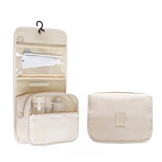 Cosmetics Storage Bag, Travel Multifunctional Makeup Bag Can Be Hung Wash Bag Large Capacity Dry Wet Separation Hand-Held Storag