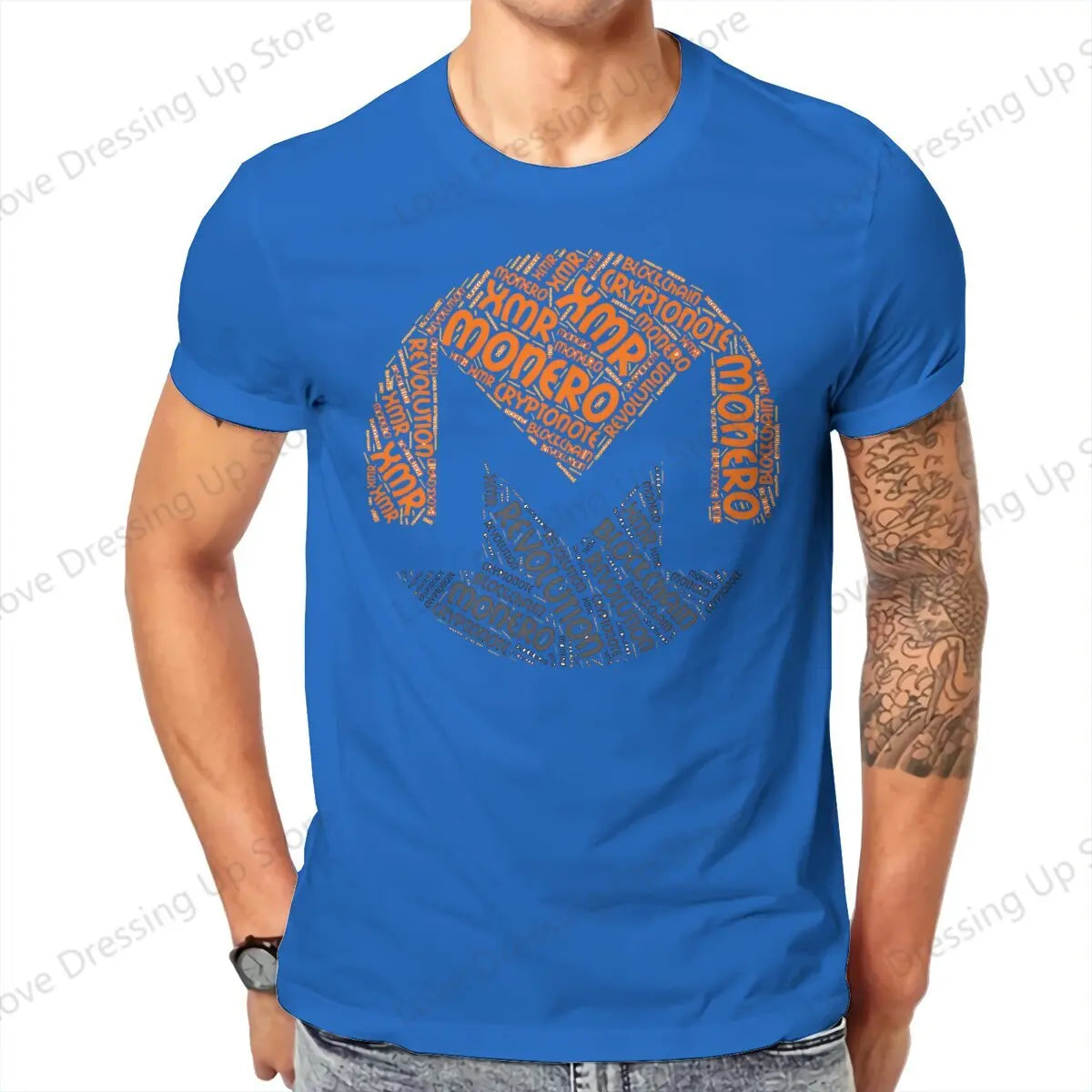🪙 Blockchain Bitcoin Monero T-Shirt 🔥 Vintage Graphic Cotton Streetwear for Men ⏳ satoshi nakamoto Summer Top