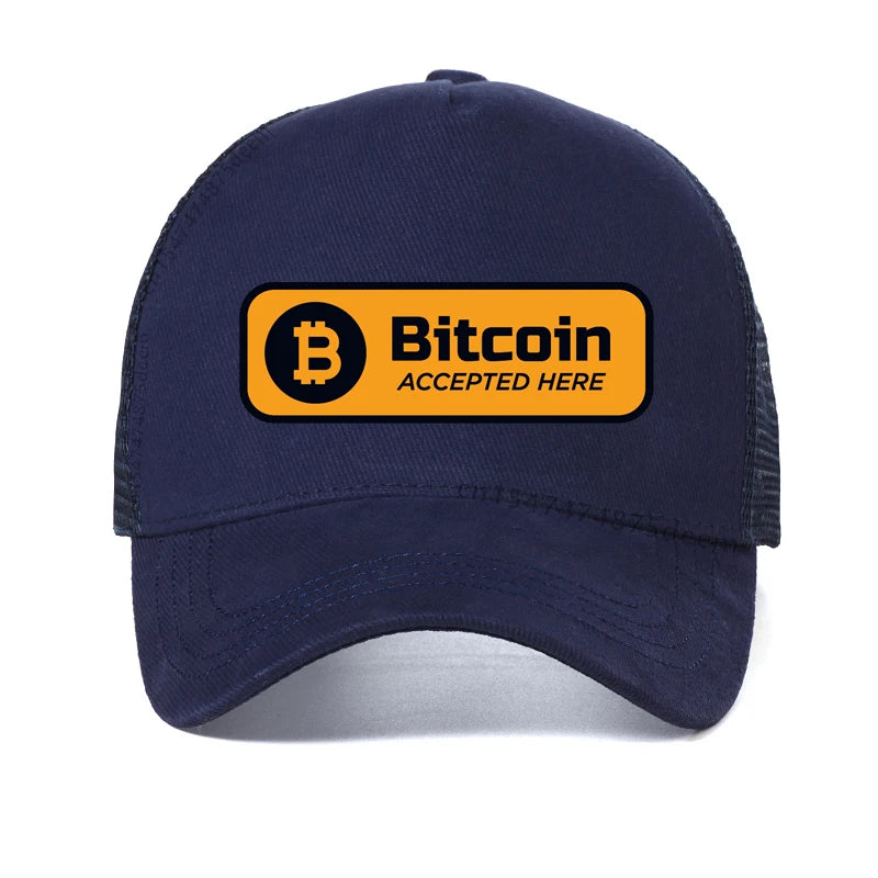 Bitcoin Homme De Marque Baseball cap Fashion Funny Elon Reeve Musk doge cap Summer Mesh breathable trucker hat