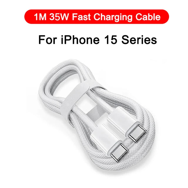 ⚡ PD 30W USB-C Fast Charger Cable 🔥 For iPhone 16–11 Pro Max | Rapid Charging & Durable Braided Design ⏳ Limited Stock!