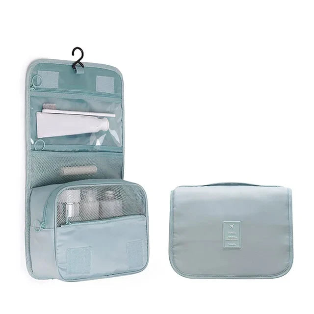 Cosmetics Storage Bag, Travel Multifunctional Makeup Bag Can Be Hung Wash Bag Large Capacity Dry Wet Separation Hand-Held Storag