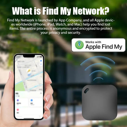 📍 Smart Bluetooth GPS Tracker 🔥 Works with Apple Find My App | Anti-Lost MFI Certified Locator for Keys, Pets & Kids ⏳