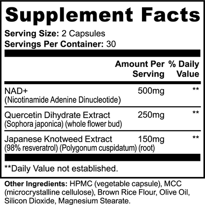 NAD+ Cellular Energy & Anti-Aging Formula