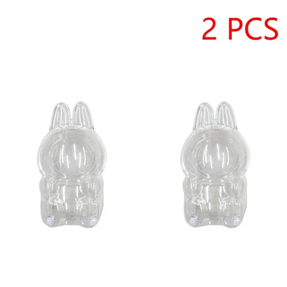 Clear Doll Display Box for Labubu - Dustproof Transparent Storage Case, DIY Collectible Accessories & Party Gift