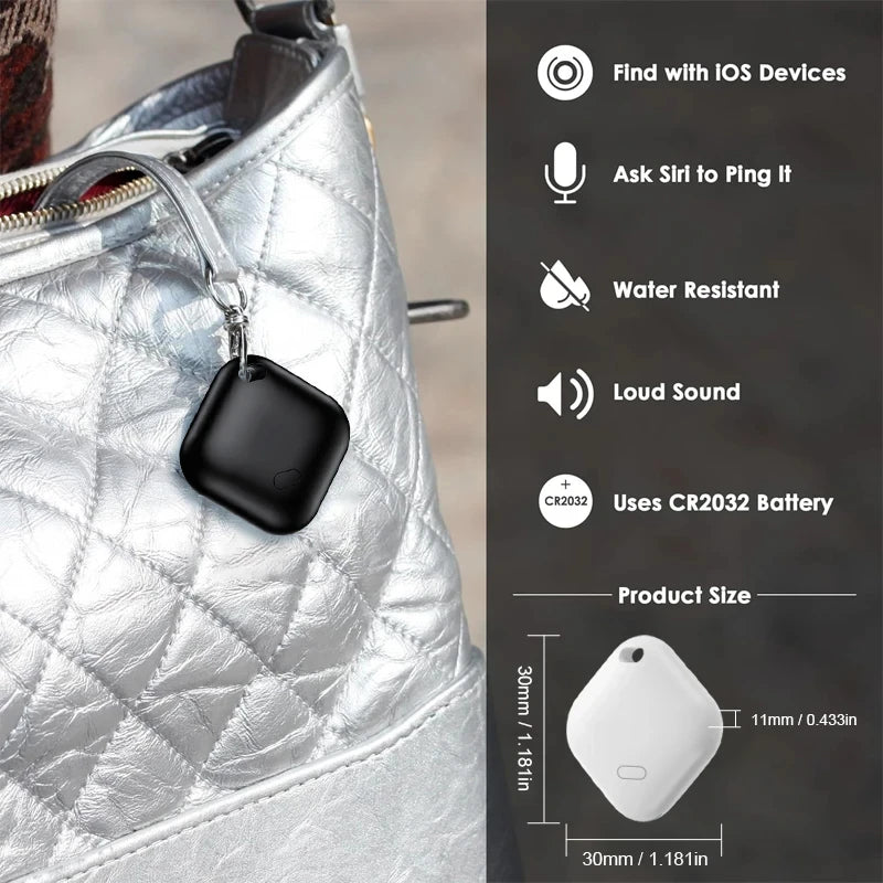 📍 Smart Bluetooth GPS Tracker 🔥 Works with Apple Find My App | MFI Certified Anti-Lost Locator for Keys, Pets & Kids ⏳