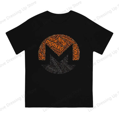 🪙 Blockchain Bitcoin Monero T-Shirt 🔥 Vintage Graphic Cotton Streetwear for Men ⏳ satoshi nakamoto Summer Top