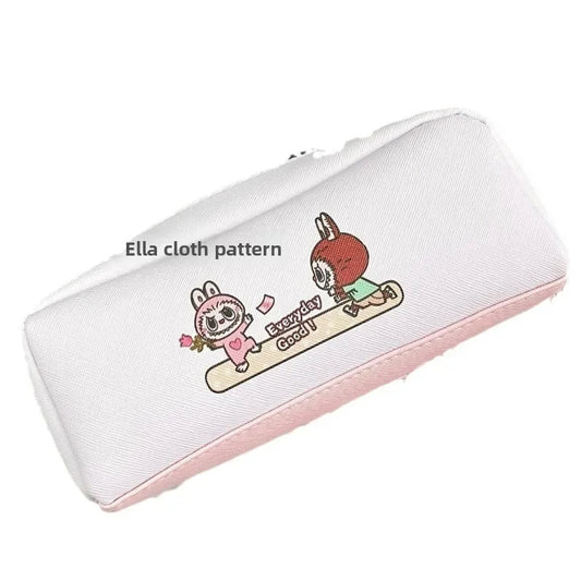 Hot Selling Pencil Case Transparent Cartoon Large Capacity Pencil Case Stationery Storage Bag School Supplies Beginner Gift