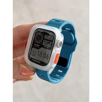 ⌚ Case + Strap Silicone Protective Cover 🔥 For Apple Watch Ultra 2/Ultra/Series 10–2 | Shockproof & Comfortable ⏳