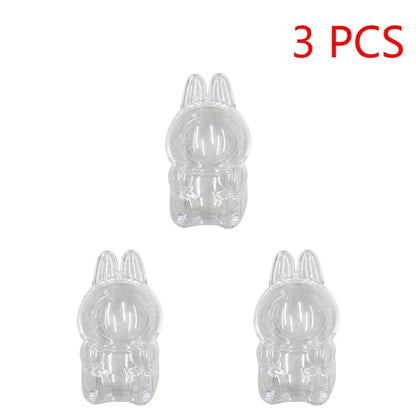 Clear Doll Display Box for Labubu - Dustproof Transparent Storage Case, DIY Collectible Accessories & Party Gift