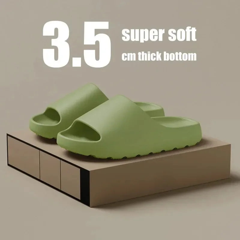 Coconut Slippers Feel like Stepping on Shit Thick-soled Sandals Summer New Non-slip Wearing Sandals