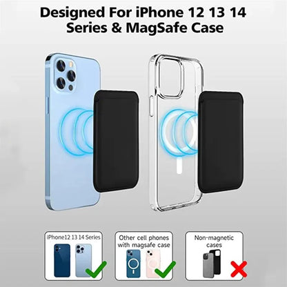 Exclusive Leather MagSafe Wallet – Last Units | Premium Magnetic Card Holder for iPhone 12–15 Pro Max
