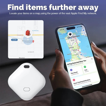 📍 Smart Bluetooth GPS Tracker 🔥 Works with Apple Find My App | MFI Certified Anti-Lost Locator for Keys, Pets & Kids ⏳